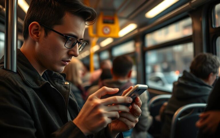 como praticar inglês no trânsito ou no transporte público