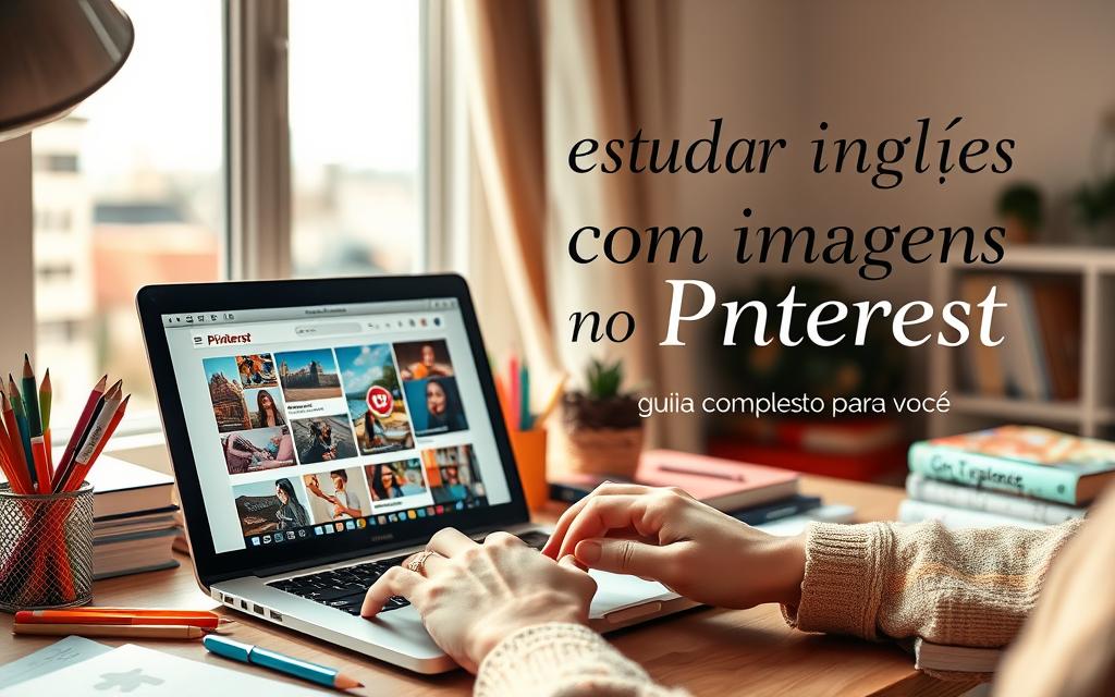 como usar o Pinterest para estudar inglês com imagens