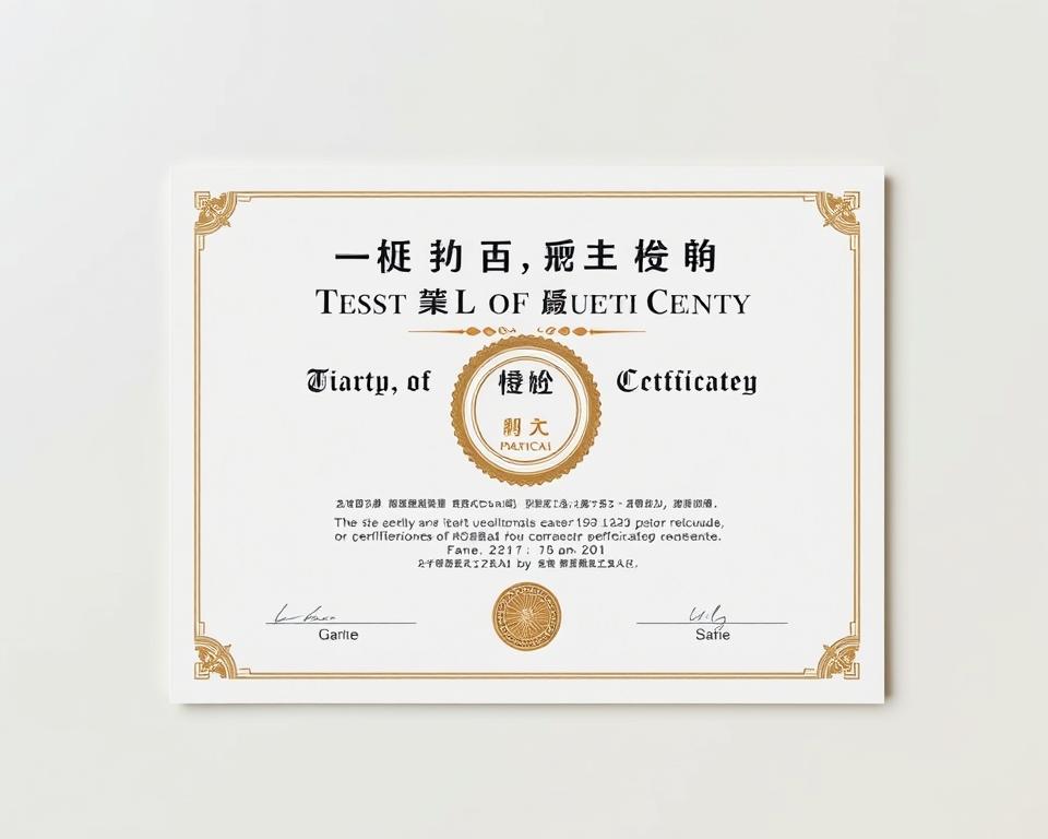 certificado de habilidade em idiomas minoritários