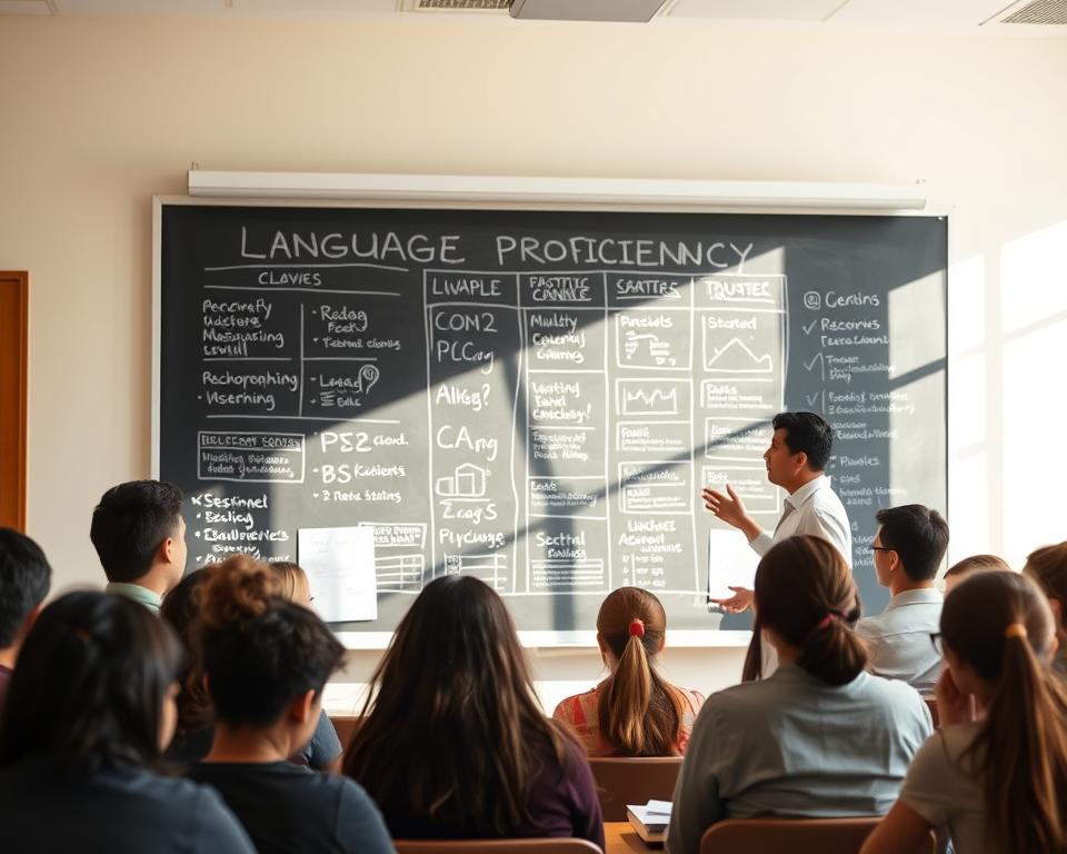 como avaliar nível de idioma