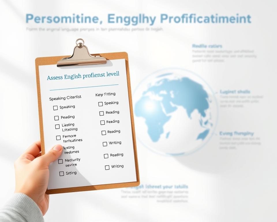como identificar nível de proficiência em inglês