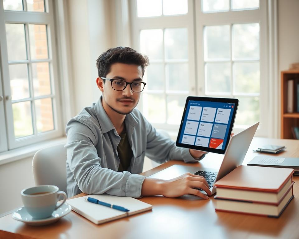 como usar flashcards digitais para estudar inglês mais rápido