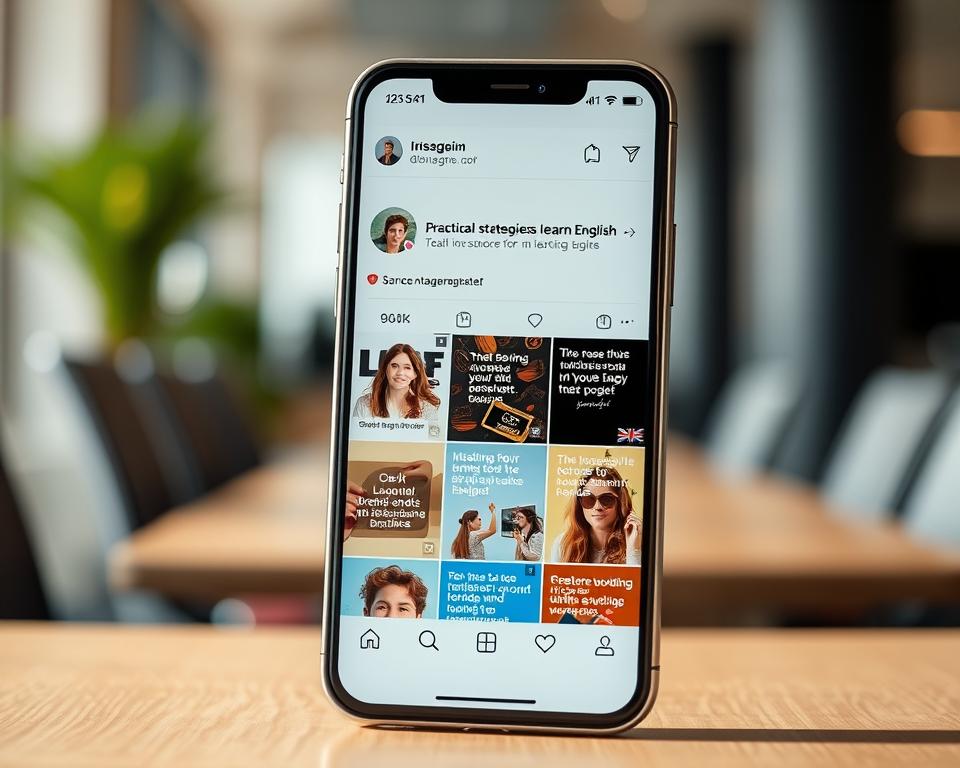 dicas de inglês no Instagram