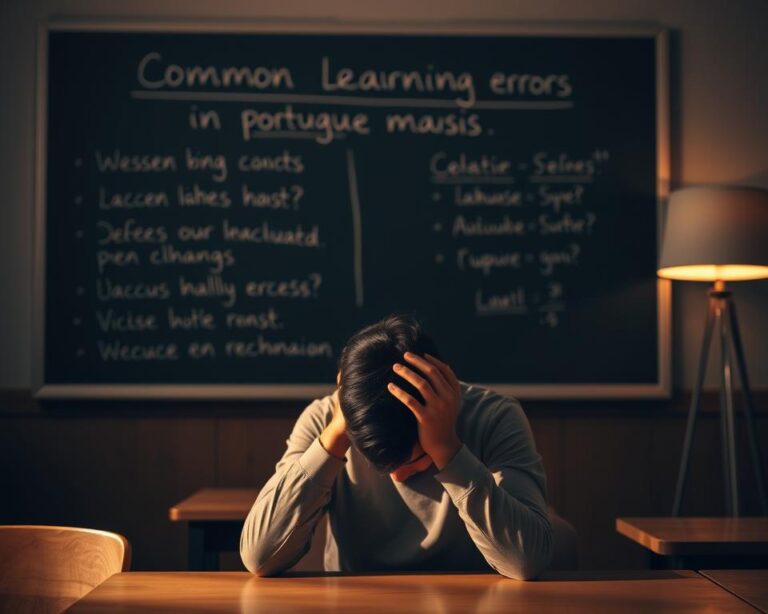 erros comuns ao estudar idioma