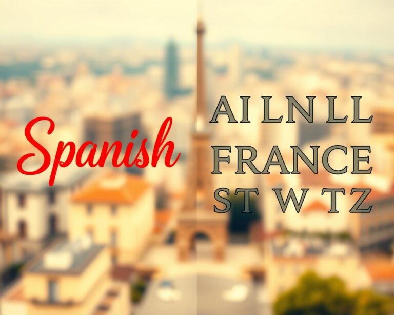 espanhol vs francês diferenças