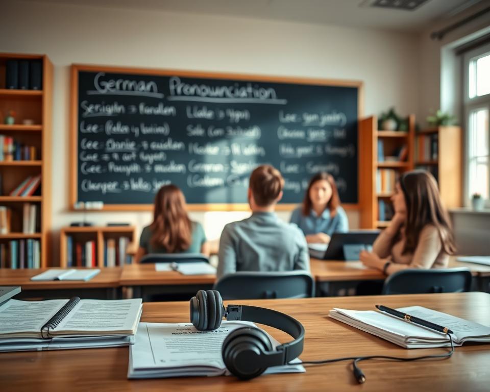 exercícios de pronúncia em alemão