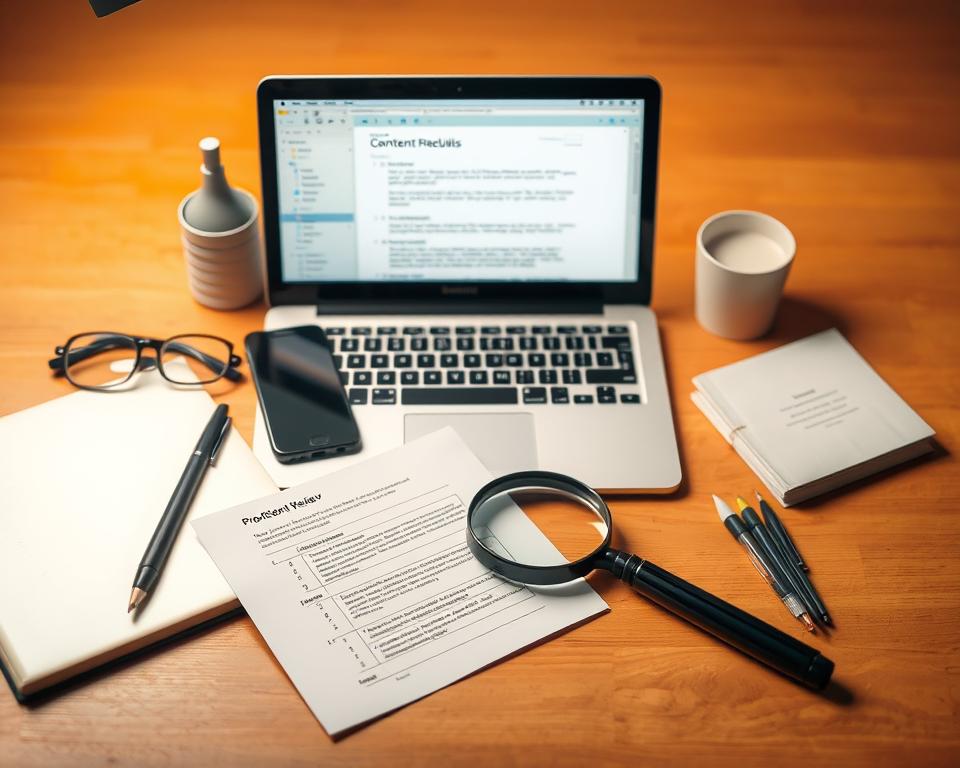 ferramentas de revisão de conteúdo
