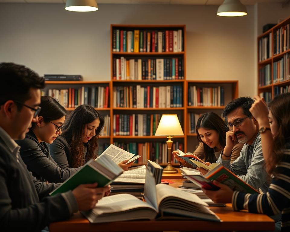 grupos de leitura em espanhol