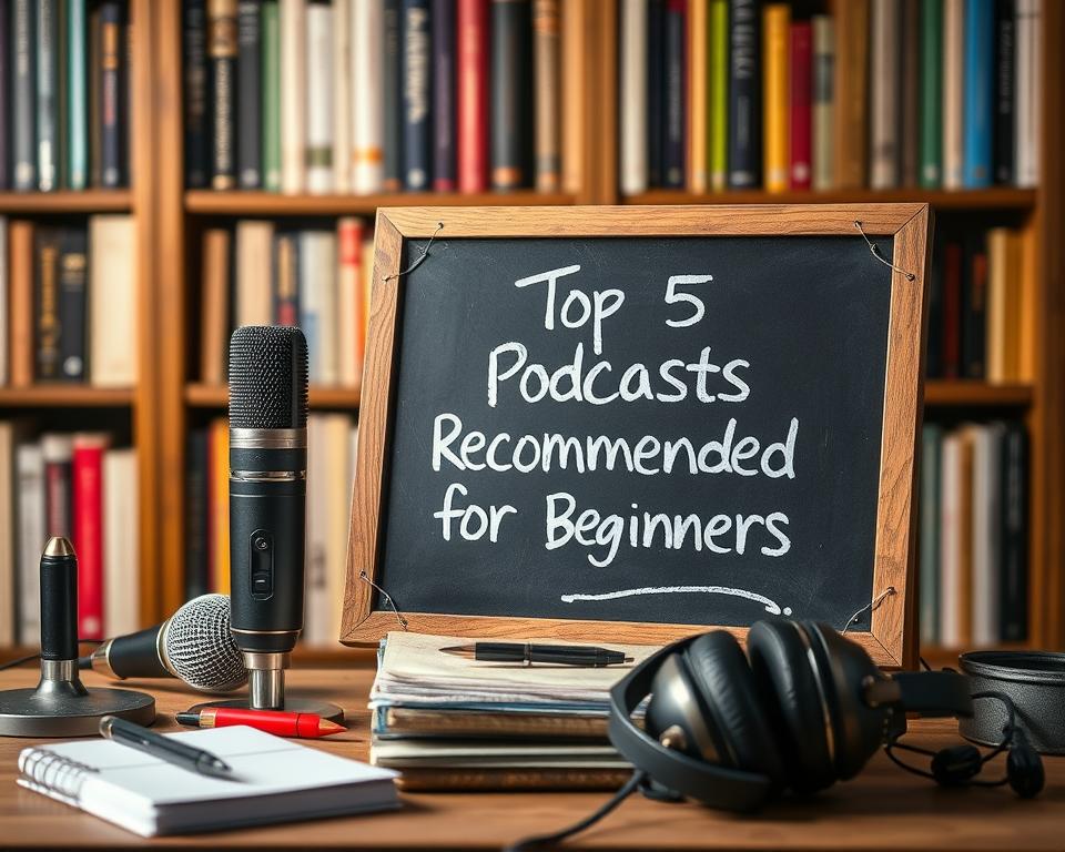 lista dos melhores podcasts para iniciantes em inglês