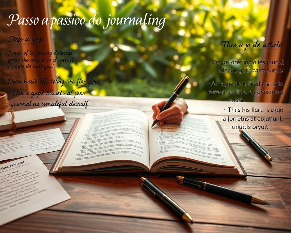 passo a passo do journaling em inglês
