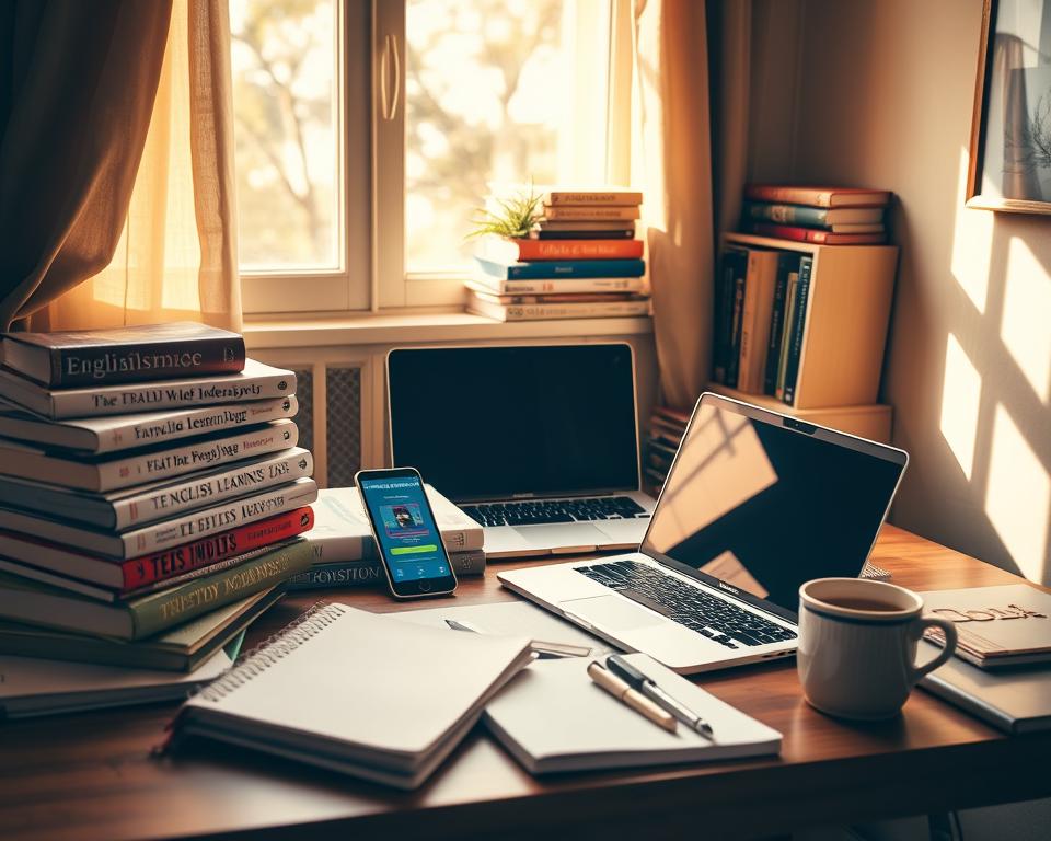 recursos para estudar inglês sozinho