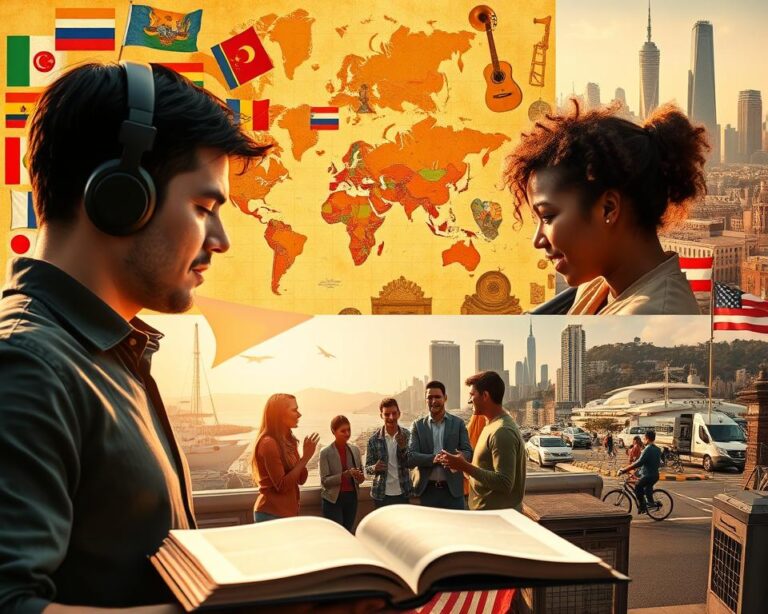 técnicas de imersão em idiomas diferentes