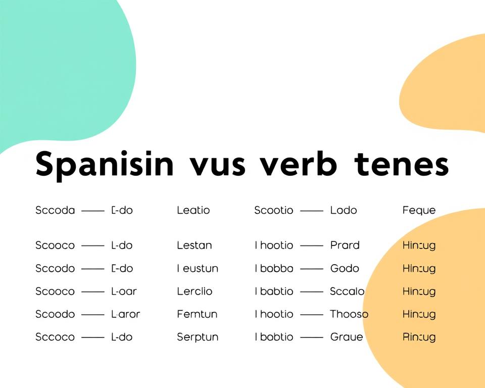 tempos verbais em espanhol básico