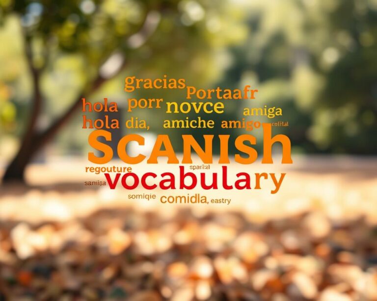 vocabulário em espanhol básico