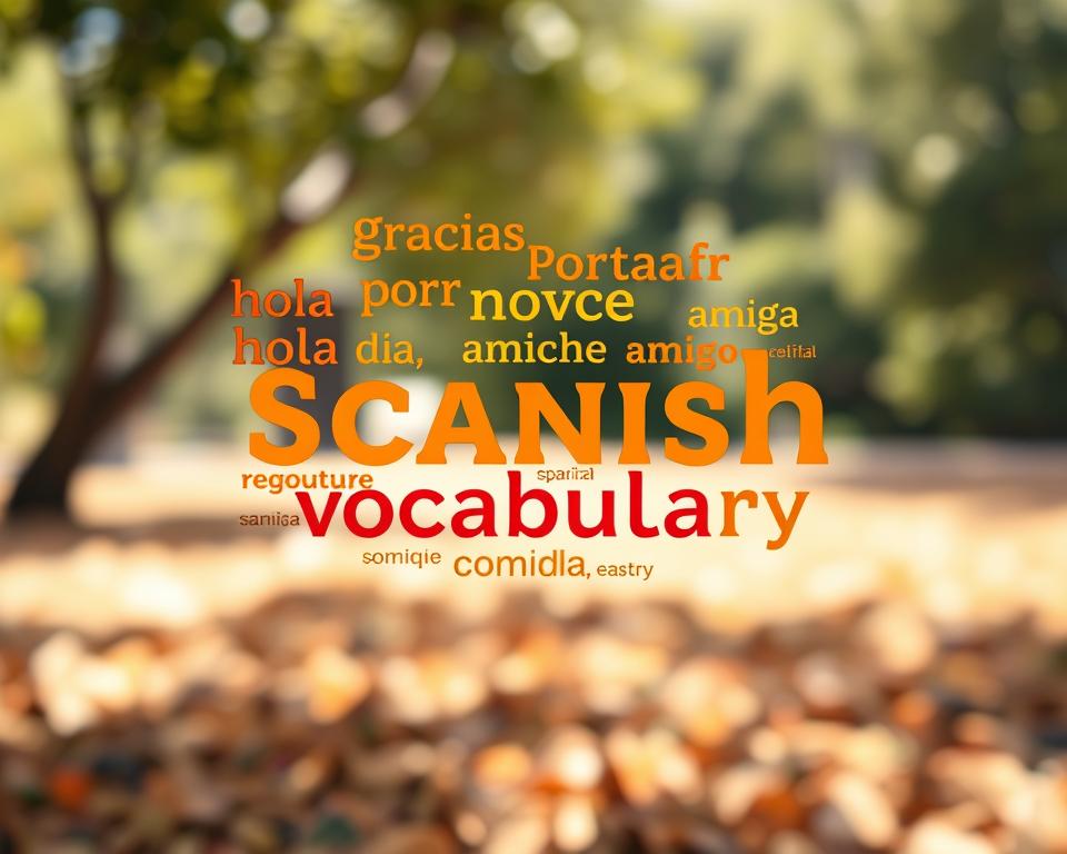vocabulário em espanhol básico