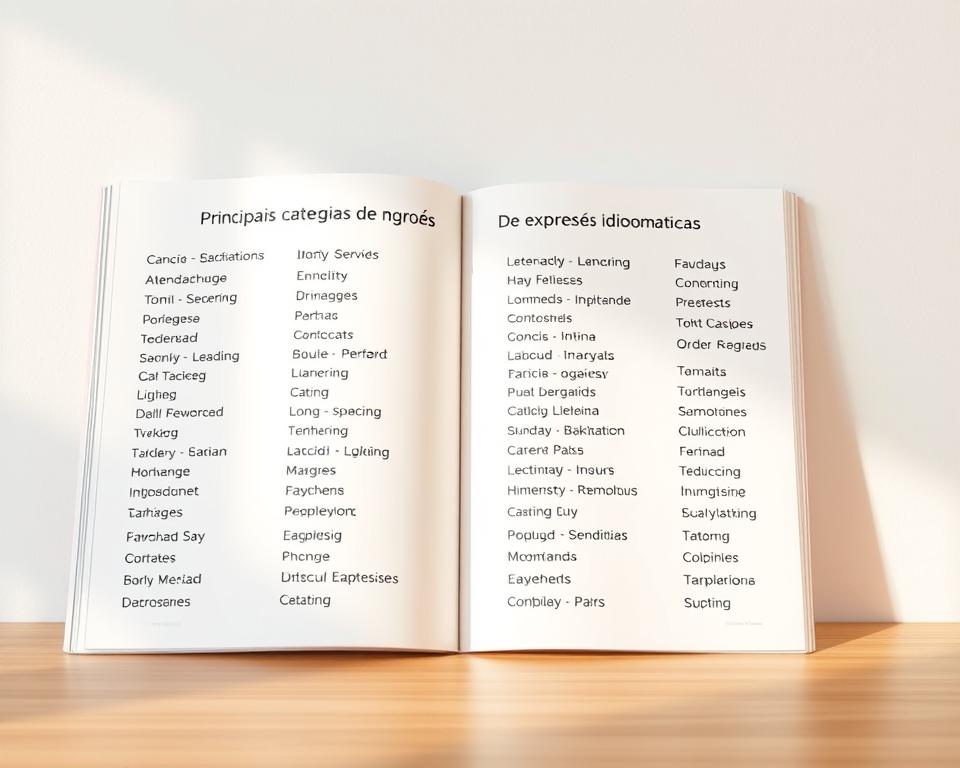 lista de idioms em inglês